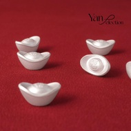 YANS Pure Silver 999 Silver Ingot 5g 足银999 元宝 | 99.9% Fine Silver | Investment & Collectible | Real 