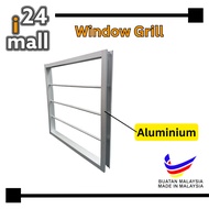 Aluminium Window Grill Top Hung Window Casement Window 2Ft x 2Ft