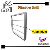 Aluminium Window Grill Top Hung Window Casement Window 2Ft x 2Ft