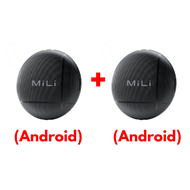 ElectroGo Mili Mili Tag MiTag สำหรับ Android เครื่องติดตาม GPS ทำงานร่วมกับ Find My กันน้ำ บลูทูธป้อ