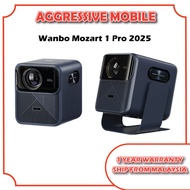 Wanbo Mozart 1 Pro New 2025 Projector (1200 ANSI Lumens | HDR 10 | 20W Speaker] - 1 Year Warranty