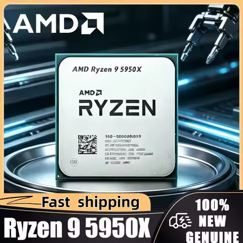 AMD Ryzen 9 5950X 100% Brand New Original 16-Core 3.4 GHz 105W Socket AM4 without Cooler