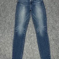 PAIGE Hoxton Ultra Skinny Jeans Made in USA High Waist Stretch Fabric 28 Length 40 697