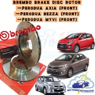 BREMBO PERODUA AXIA / PERODUA BEZZA / PERODUA MYVI BRAKE DISC ROTOR (FRONT)