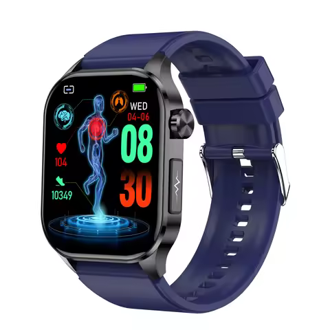 ET580 Smart Watch Bluetooth call Watch Large Screen ECG Pressure Oxygen HRV Health Monitor SOS BT Ca