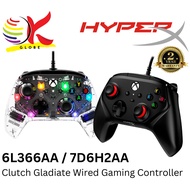 HYPER-X HYPERX CLUTCH GLADIATE WIRED GAMING CONTROLLER WITH XBOX LICENSED & DUAL RUMBLE MOTORS (6L36