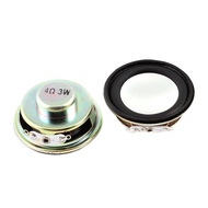 uxcell 3W 4 Ohm Metal Housing Round Magnet Speaker Loudspeaker 2Pcs