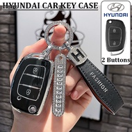 Hyundai Car Key Case for H1/Reina/Grand sterex Hyundai 2 Buttons key cover Reina key case car keycha