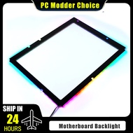 【On Sale】 Desktop PC MB Backplate RGB Decorative Lightboard ATX/MATX/ITX Motherboard Back -emitting