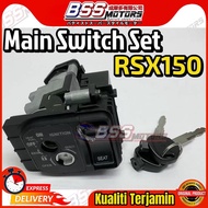 Main Switch Set Honda RSX150 RSX Main Switch Key Set Kunci Key High Quality