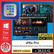 vMix Pro 28.0.0 - Produce, Record & Stream Own Live Events | Windows - SOFTWARE