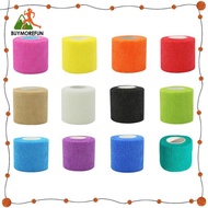 [Buymorefun] 12 Pieces Cohesive Bandage Wrap Non Woven Breathable Bandage Wrap Stretch Athletic Tap 