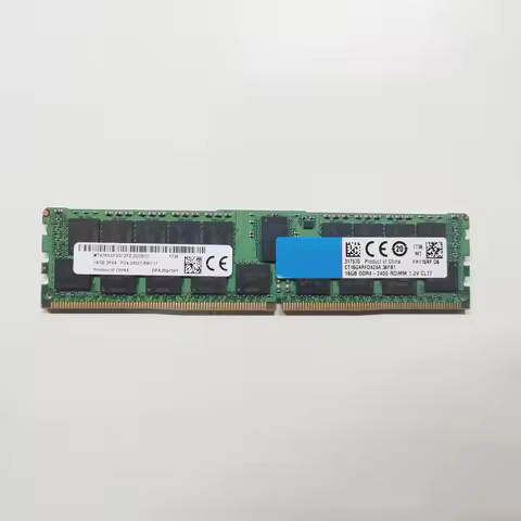 1PCS 16G RAM PC4-2400T-RB1 For MT Server Memory MTA36ASF2G72PZ-2G3B 16GB 2RX4 DDR4 2400