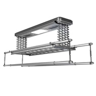 Laundry Rack Automated Electric Clothes Dry Hanger Auto Lift Smart Remote Control Dry Clothes Hanger