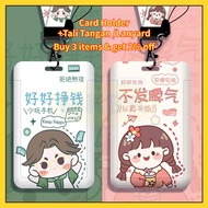 GANTUNGAN MKBK Cute ID Card Case, ID Card Holder, ID Card Holder, Cute Itapurma ID Card Holder, My S