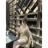 ĐẦM BODY 2 DÂY ĐÍNH ĐÁ SIÊU SANG NHÀ KT CLOTHING