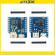 Battery Shield V1.1.0 V1.2.0 For WEMOS D1 mini single lithium battery charging & boost