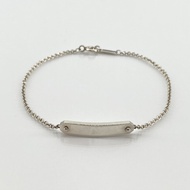 [二手] TIFFANY&Co. IDPlateAg925 手鍊 2.59克 銀