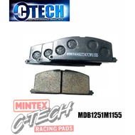 MINTEX C-Tech Hi Performance Grade Brake Pads M1155 Front Pair TOYOTA Corolla AE80 EE80 EE90 AE92 EE
