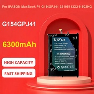 KiKiss Battery For IPASON MaxBook P1 G154GPJ41 32105113X2-I1502HG,G154GPJ41,6300mAh