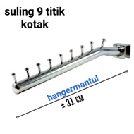 9-bent square flute Hanger for square pipe