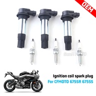 G For CFMOTO 675SR 675SS CF650-10 675 SR Motorcycle Accessories Spark Plug IGNITION COIL