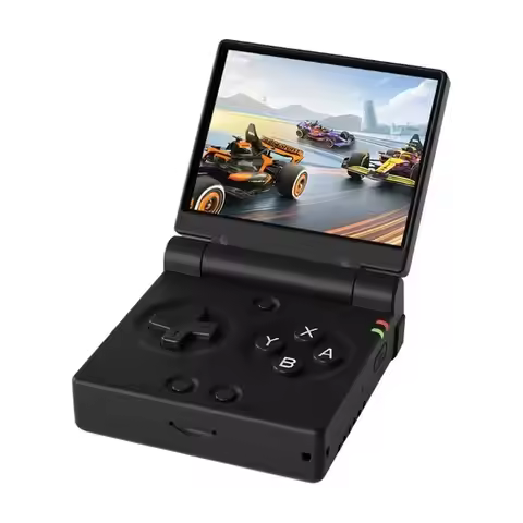 A97I-MINI FLIP 2.8" IPS Screen Handheld Game Player Linux System Video Game Consoles Case Dual Analo