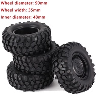 1.9 4PCS RUBBER ROCK TYRE WHEEL TIRES FOR 1/10 RC ROCK TYRE