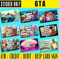 GTA - (SKIN CARD STICKER) ATM/CREDIT/DEBIT/BEEP (SKIN CARD STICKER)