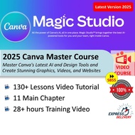 [Video Course] 2025 Canva Master Course – Master Canva's Latest AI and Design Tools [148 Lessons Vid
