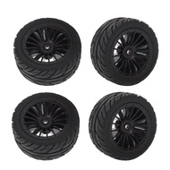 4Pcs Rubber Tires Tyre Wheel for SG1603 SG1604 SG 1603 UDIRC UD1601 UD1602 UD1603 UD1604 1/16 RC Car Upgrades Parts