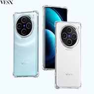 Transparent Shockproof Soft Phone Case Cover For VIVO X100 X90 X80 X70 X60 X50 Pro+ Pro Plus 4G 5G 2024