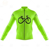 New Outdoor Riding Bike MTB Clothing Cycling Jersey Men's  Breathable Long Sleeve Cycling Jersey Bike Jersey Bicycle Clothing