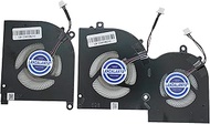 Replacement CPU and GPU Cooling Fan for MSI Creator Z16 A11UET MS-1571 1572 Series BS5405HS-U4W DC5V