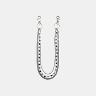[Simon.co] Ready Stock ACR Polygonal Round Bead Silver Chain Shape Pants Chain