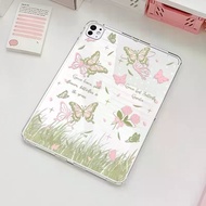 Butterfly Samsung S8+ S9fe Tablet Case SAMSUNG A9+ Transparent S6 Anti-fall A7 Protective Cover Soft