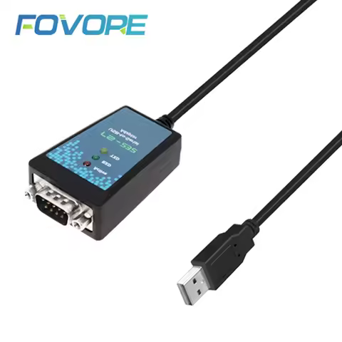 USB RS232 Adapter USB 2.0 to RS-232 Male 9 pin DB9 Serial Cable with FTDI Chipset Supports Win10