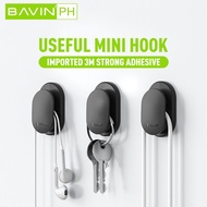 BAVIN CA67 Double Sided Power Strip Fixator Hook Self Adhesive Accessories for Earphones/Cables