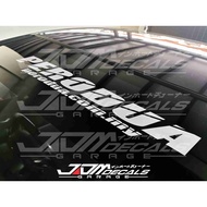 Perodua Car Windscreen Vinyl Sticker