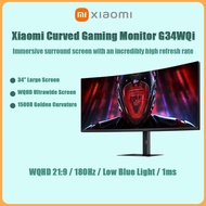 Global Version Xiaomi Redmi G34 WQ34 Inch Curved Gaming Monitor 1ms &180Hz 3440x1440 WQHD Ultra Wide