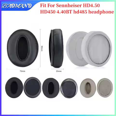 Ear pads for Sennheiser HD4.50 HD450 4.40BT hd485 Headphones Replacement Earmuffs Ear pillows headba