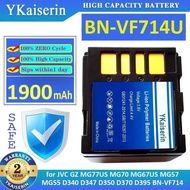 1900Mah BN-VF714U Camera Battery Safe For Jvc GZ MG77US MG70 MG67US MG57 MG55 D340 D347 D350 D370 D3