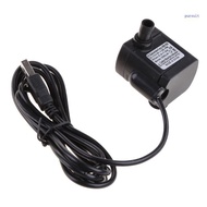 【SUIT*】 Mini USB Pump DC3 5V-9V 3W Micro Submersible Water Pump Ultra Quiet Fountain Water Pump with