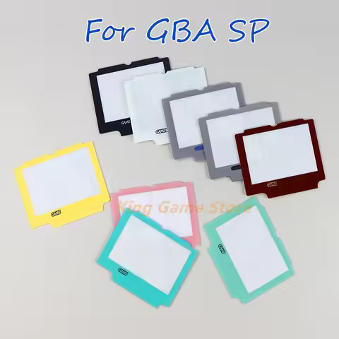 1pc/lot Replacement for GBA SP Glass Screen Lens Protector For Game Boy Advance SP game console scre