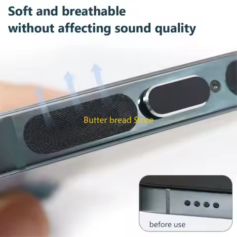 W89C Upgraded Speaker Dust Stickers Phone TypeC Dust Plug Lightweight Speaker Dustproof Simple Insta