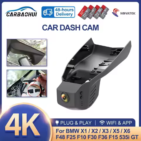 4K Dash Cam Car DVR Camera for BMW X1 X3 X4 X5 F07 F10 F11 F15 F16 F20 F21 F25 F26 F30 F31 F32 F36 F