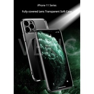 iPhone 11 / iPhone 11 Pro / iPhone 11 Pro Max Fully covered Lens Transparent Soft Case