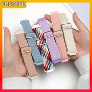 Tali Nylon 18mm untuk Huawei Watch Gt 5 4 41mm Garmin Venu 3/2s/Garmin Forerunner 265S/Fossil Gen6 4