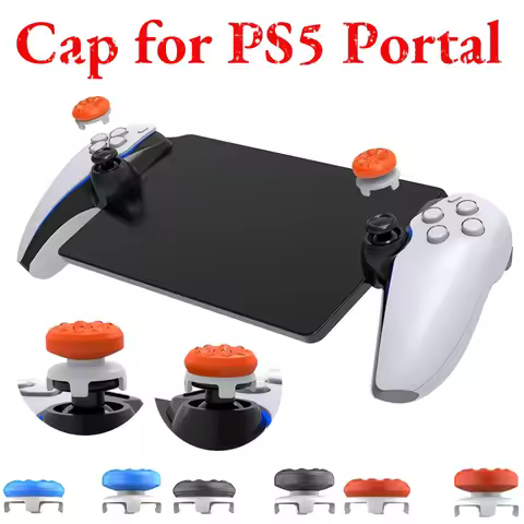 Thumb Grip Set For PlayStation 5 Portal TPE Joystick Caps Thumbstick Caps For PS5 Portal Protective 