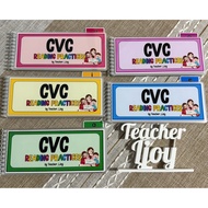 CVC Reading Practices FLIPCARDS Flash Cards